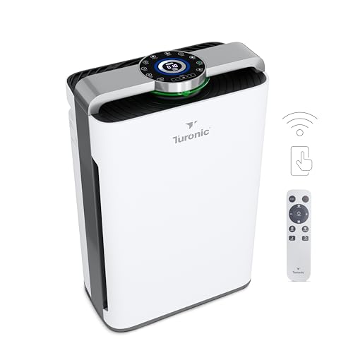 Turonic PH950 - Air Purifier And Humidifier Combo, up to 4200 Sq Ft Large Room Air Cleaner For Home, True Hepa 13 Filter, for Pet Hair, Smells, Pollen, Smoke in Office, Bedroom, Living Room, Basement