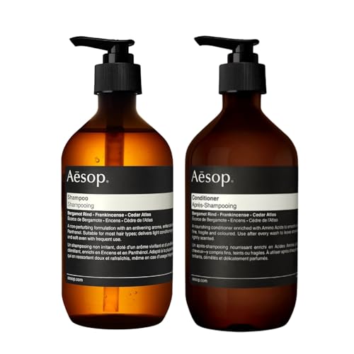 Aesop Shampoo and Conditioner | Hydrates and Softens Hair | Paraben-Free, Cruelty-Free & Vegan | 16.9 oz
