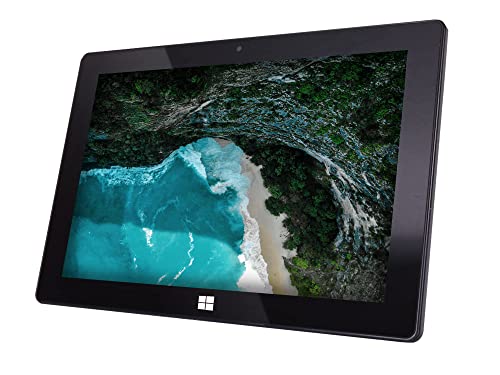 Fusion5 10" Windows 11 FWIN232 Plus N4120 Ultra Slim Windows Tablet PC - Windows 11, 4GB RAM, USB 3.0, Micro HDMI, Quad-Core CPU, IPS HD Display, 5MP & 2MP Cameras, Bluetooth (64GB)
