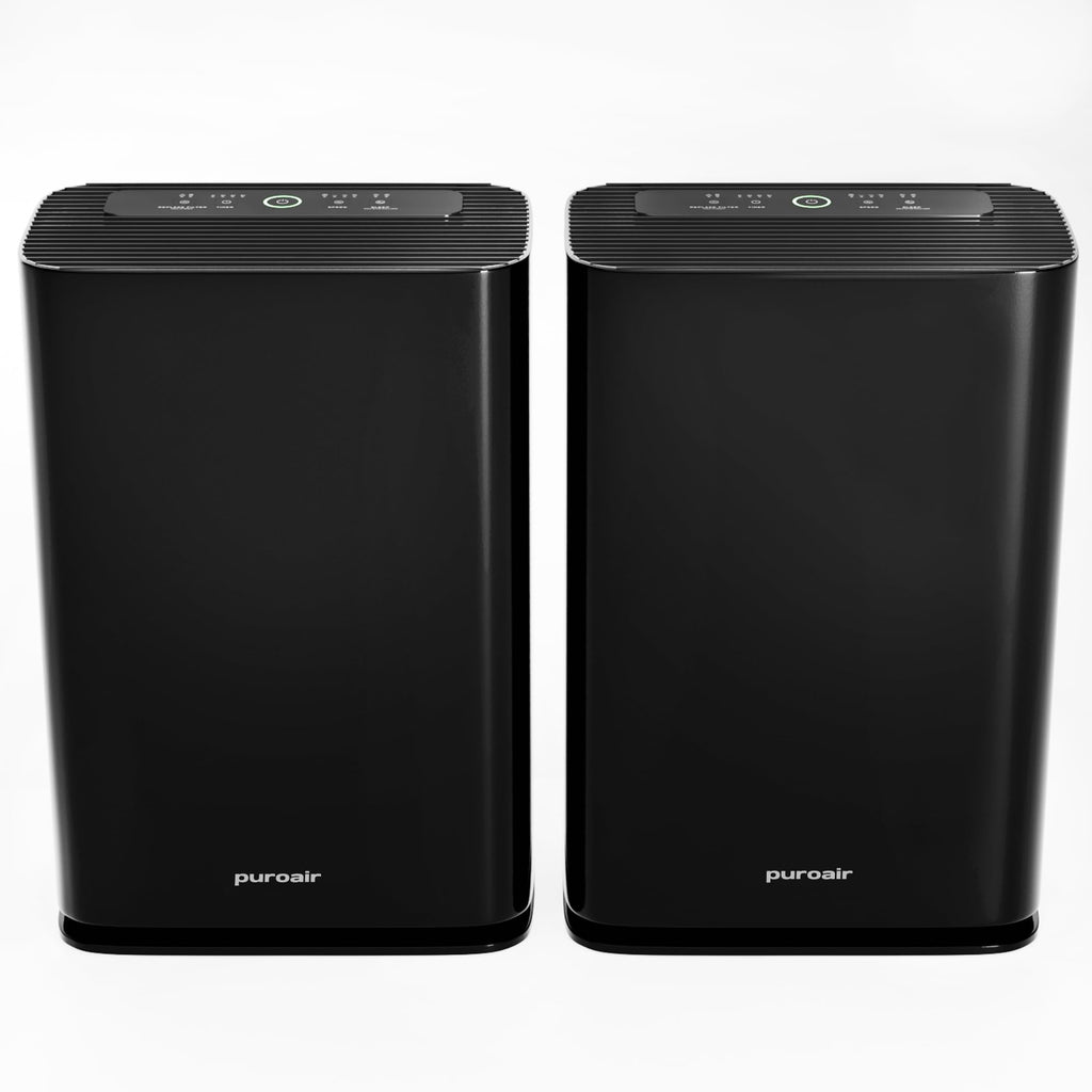 Powerful PuroAir HEPA Air Purifiers for Home Large Rooms - Covers 2,145 Sq Ft - Filters Up To 99% of Pollutants, Smoke, Pollen, Dust, and VOCs - Air Purifiers for Bedroom - Quiet HEPA Air Filter 36 dB