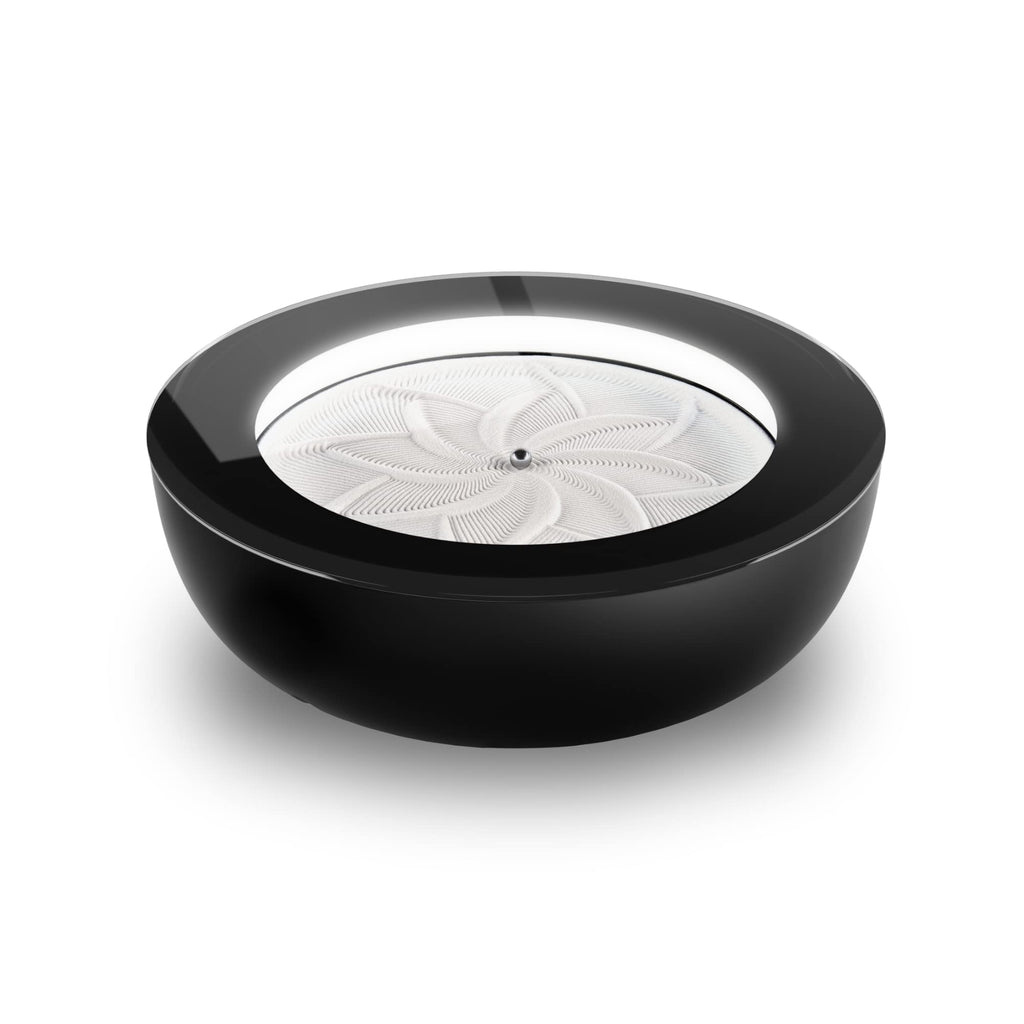 Homedics Drift Sandscape, Perpetual Motion Machine, Zen Garden, Meditation Accessories, Decorative Sandscape, Bluetooth, iOS, Android, by Homedics (16 Inch (Small), Black)