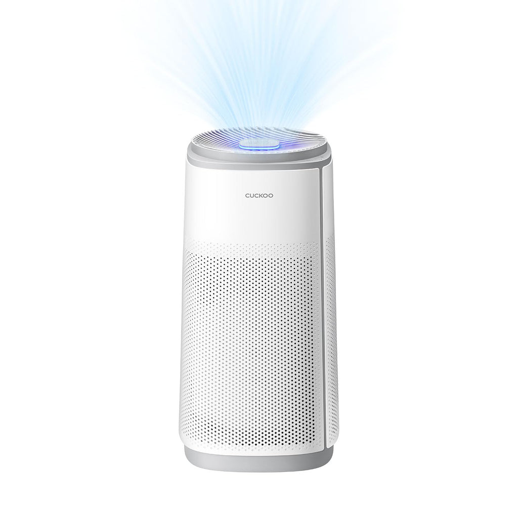CUCKOO True HEPA Air Purifier for Large Room Up to 2,256 sq. ft., Advanced 5-Stage Air Filter with UV-C Light and Activated Carbon, Air Purifiers for Home with Quiet Sleep Mode, White (CAC-K1910FW)