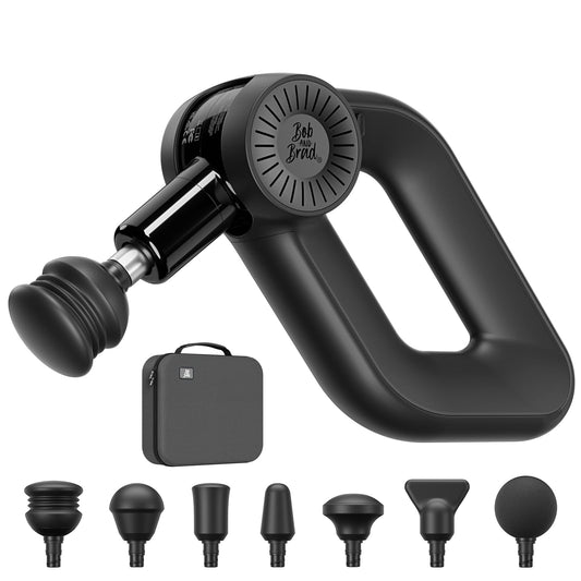 BOB AND BRAD D6 Pro Massage Gun Deep Tissue Percussion with 16mm Amplitude, Professional Muscle Massager Gun for Athletes Pain Relief, Quiet Electric Handheld Therapy Device, FSA and HSA Eligible