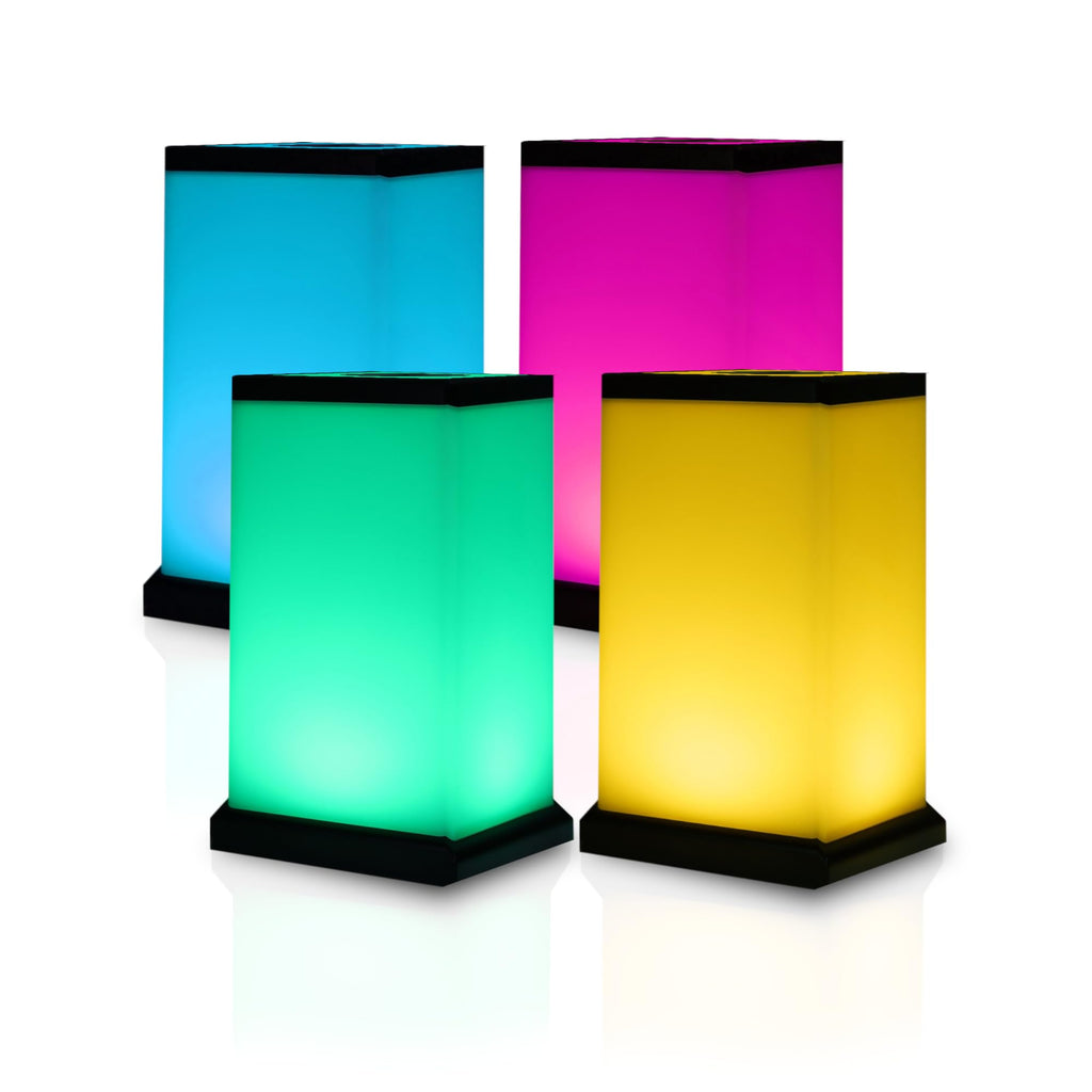 Friendship Lamp® Modern Design - Best Friend Lamps Wi-Fi Touch Lamp LED Light for Long-Distance, Connection, Relationship, Friendship, Gift, Over 200 Colors, App Setup - Set of 4