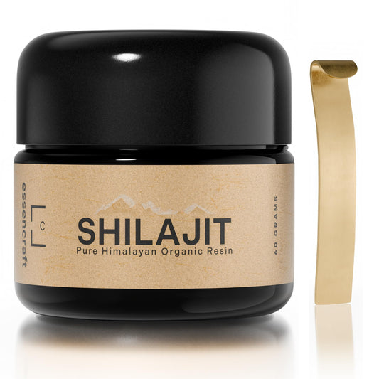 Pure Himalayan Organic Shilajit Resin - 500mg Max Potency, 85+ Trace Minerals, Humic & Fulvic Acid, Natural Shilajit Supplement for Immune Support, Energy & Cognitive Performance, 4 Month Supply, 60g