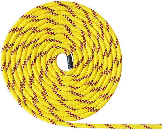 Pelican Rope Multifilament Polypropylene Rope (5/16 inch) – Dyneema Blend, Swift Water Rescue, Buoyant, Strong & Lightweight, Floating Line (200 feet - Yellow)