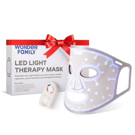LED Face Mask Light Therapy - Red Light Therapy for Face & Blue Light Therapy in 1 LED Light Mask for Face - Red Light Face Mask LED Light Therapy for Face Light Therapy Device - LED Mask Skincare
