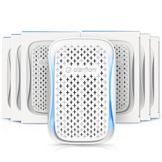 Clarifion - DSTx 2.0 Portable Air Purifier (6 Pack) - Plug In Air Ionizer HEPA Air Filter, Mini Personal Air Purifiers For, Bedroom and Pets Helps With Dust, Smoke, Airborne Dust and Odors